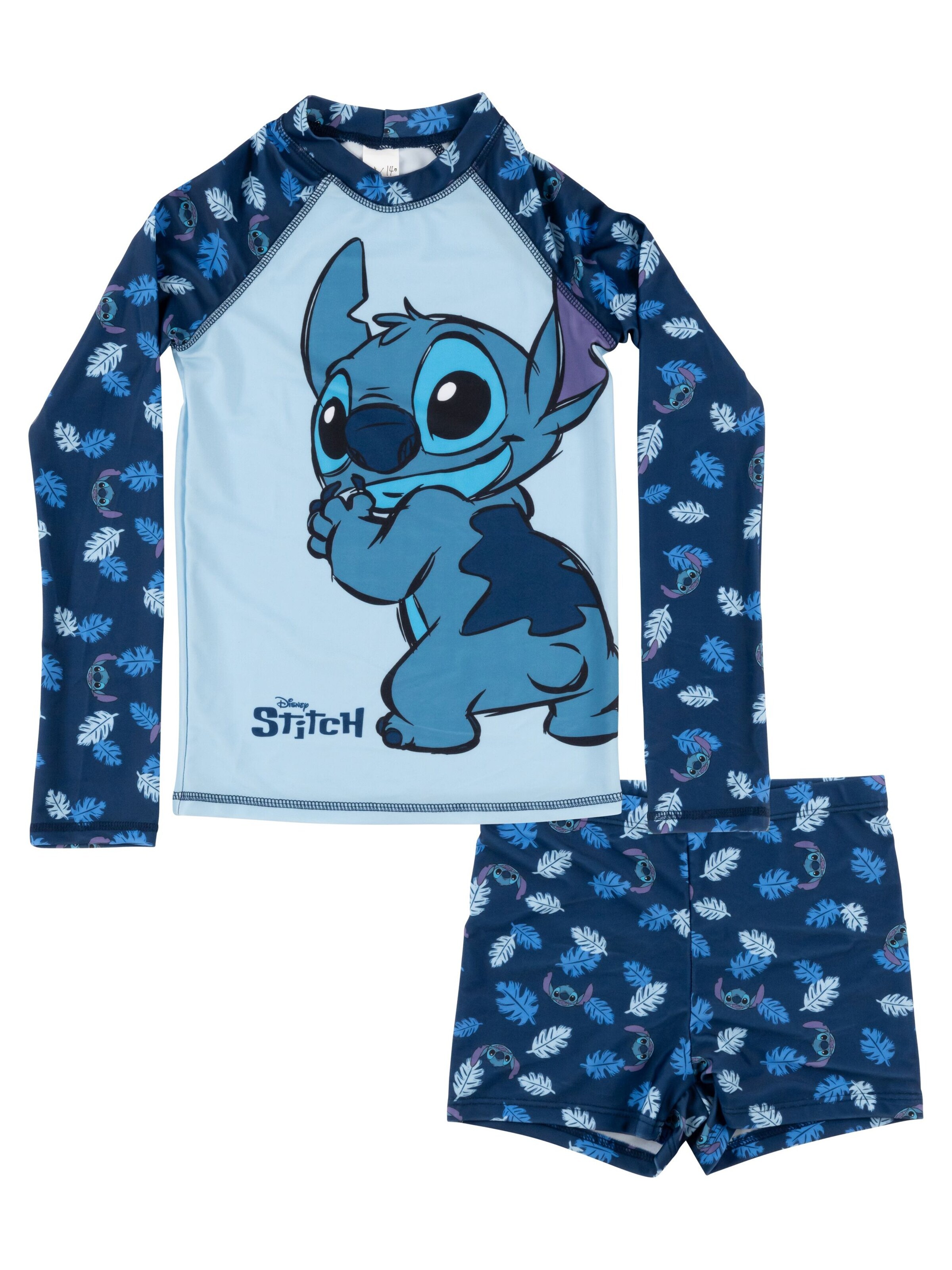 Disney Lilo & Stitch Sports swimwear 'UV-Schutz 30' in Blue: front