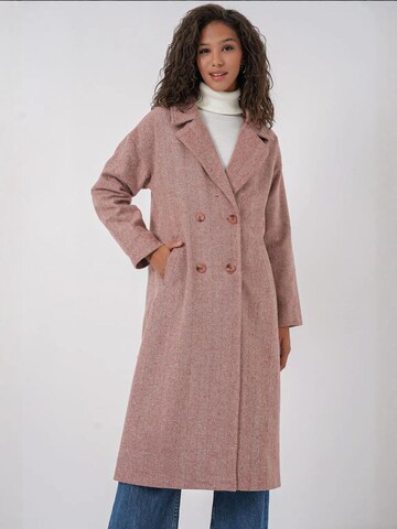 Bigdart - Sobretudo meia-estação em rosa