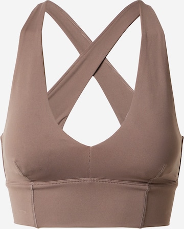 Bustier Soutien-gorge de sport aim'n en marron : devant