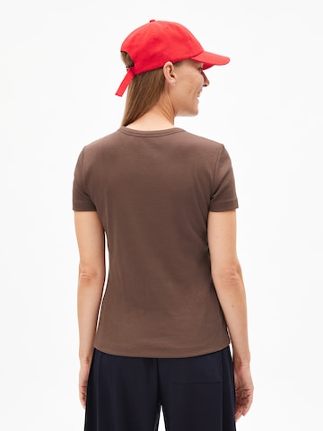 ARMEDANGELS T-Shirt 'Karda' in Braun