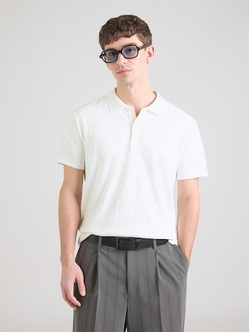 T-Shirt GUESS en blanc : devant