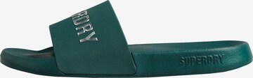Superdry Mules 'CODE' in Green: front