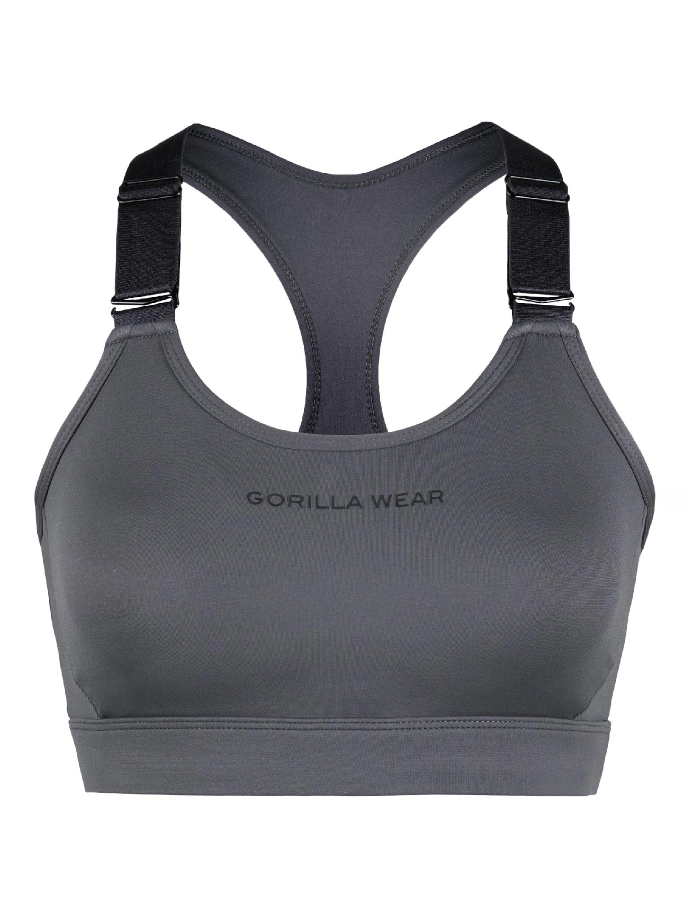 Bustino Reggiseno 'Monroe' di Gorilla Wear in grigio: frontale