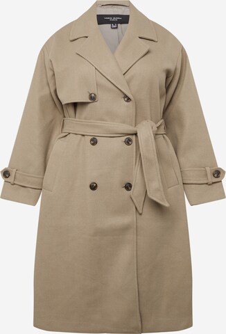 Manteau mi-saison 'FORTUNE' Vero Moda Curve en vert : devant