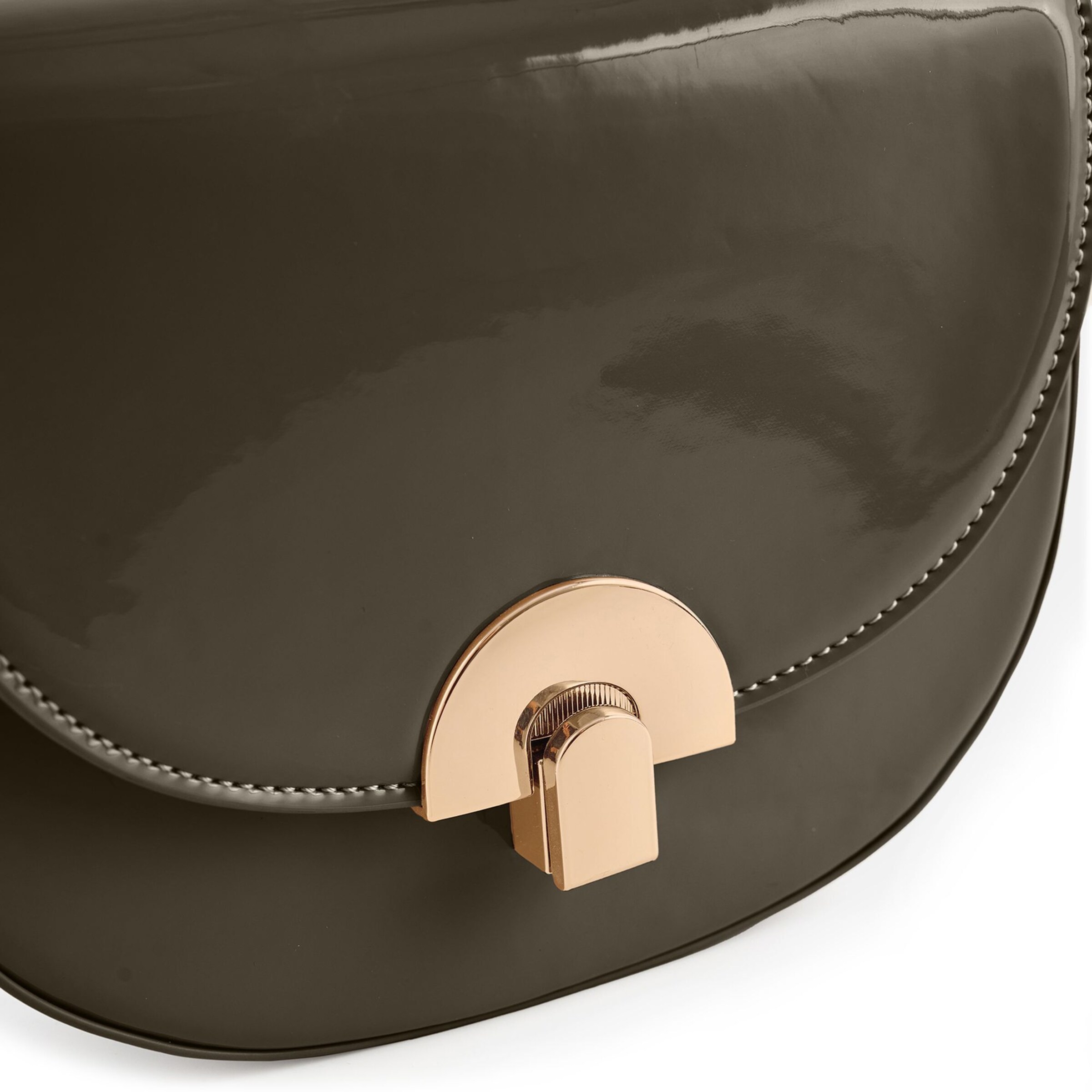 Seidenfelt Umhängetasche in Grün