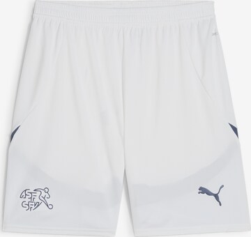 Pantalon de sport 'Schweiz Replica' PUMA en blanc : devant