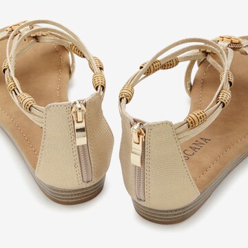 LASCANA Sandaler i beige