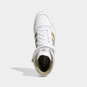 ADIDAS ORIGINALS Hög sneaker 'Forum' i vit