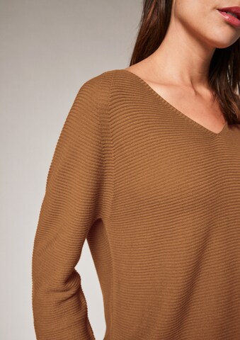 comma casual identity Pullover in Braun