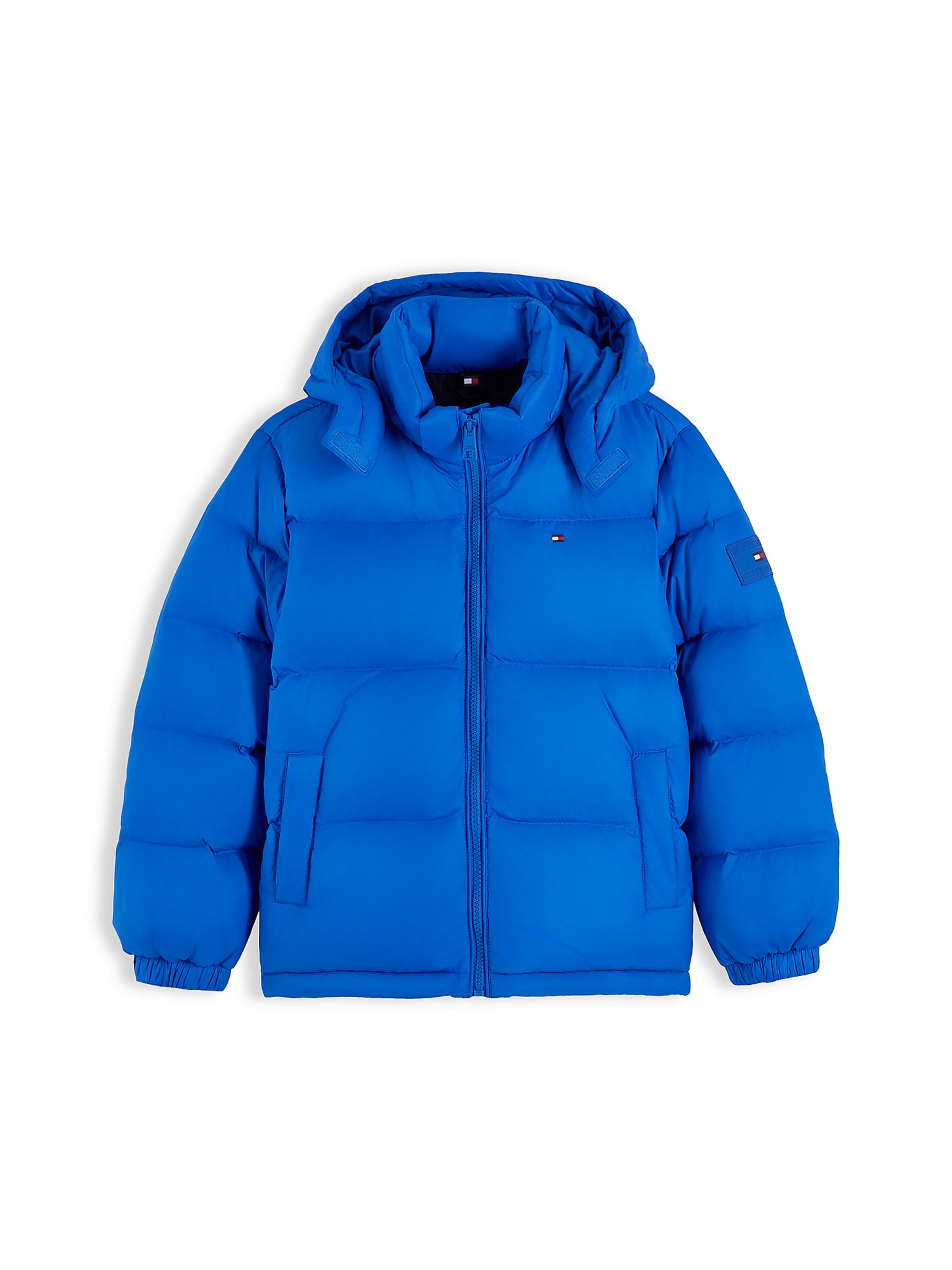 TOMMY HILFIGER Winterjas 'Essential' in Blauw: voorkant