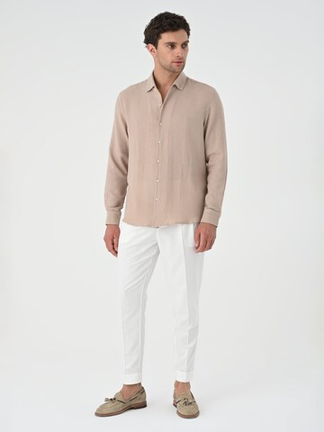 Antioch Regular fit Button Up Shirt in Beige