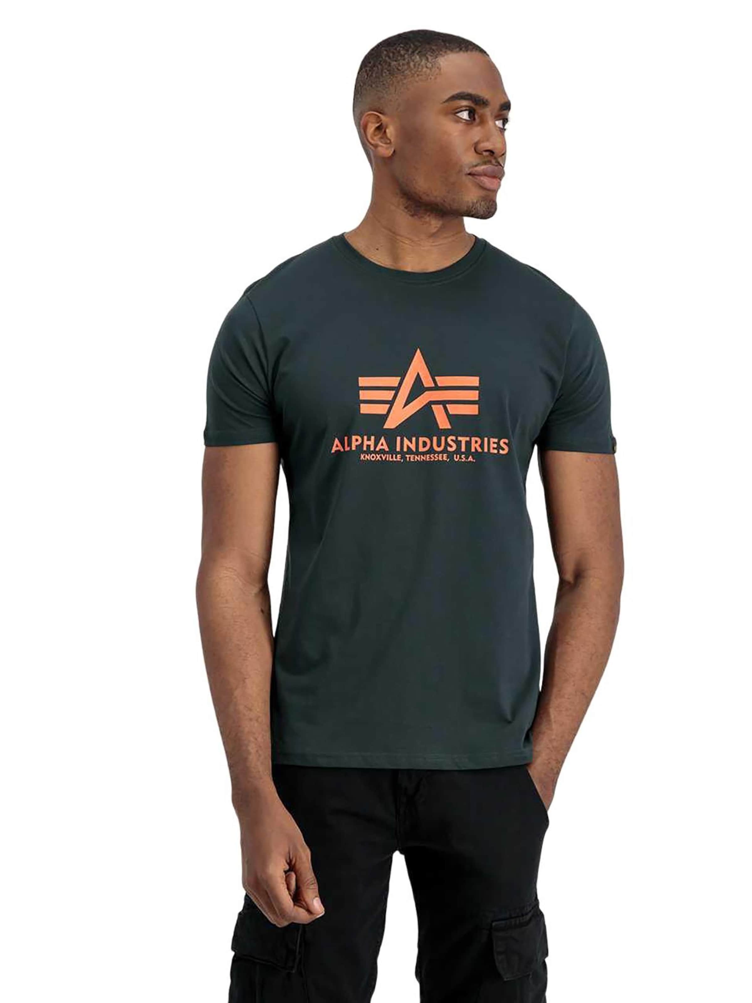 ALPHA INDUSTRIES Póló - zöld
