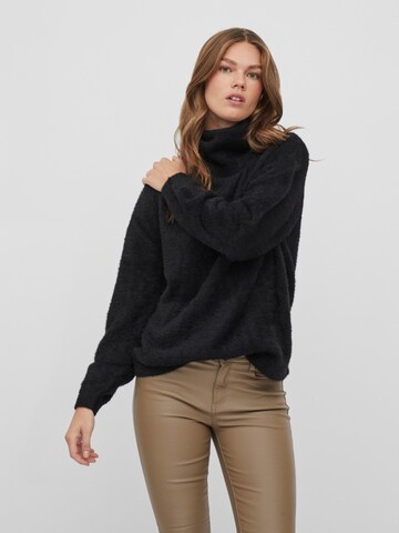 VILA Sweater 'Lajuli' in Black: front