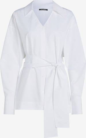 balta Karl Lagerfeld Palaidinė: priekis