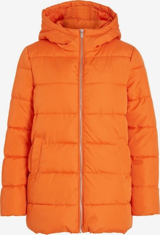 VILA Winter Jacket in Orange: front