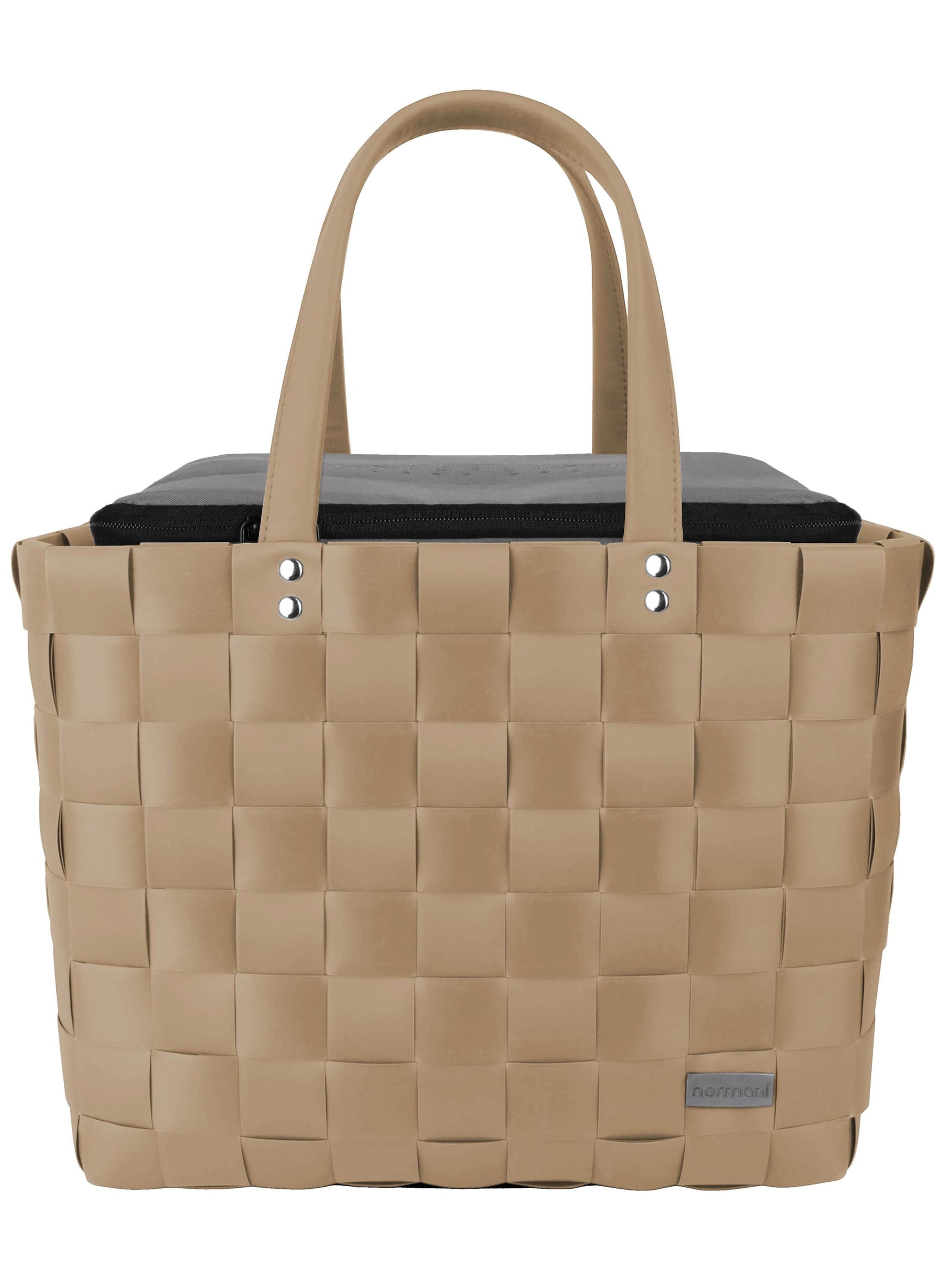 normani Shopper in Bruin: voorkant