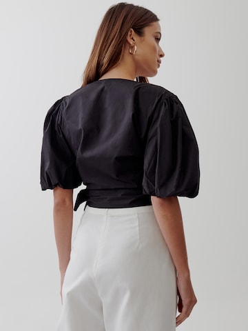 Tussah Blouse 'KATHRYN' in Black