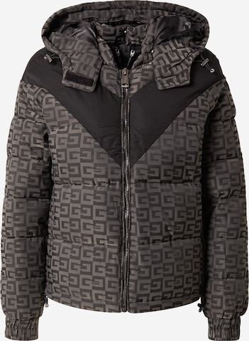 GUESS Winter Jacket 'Alma' in Grey: front