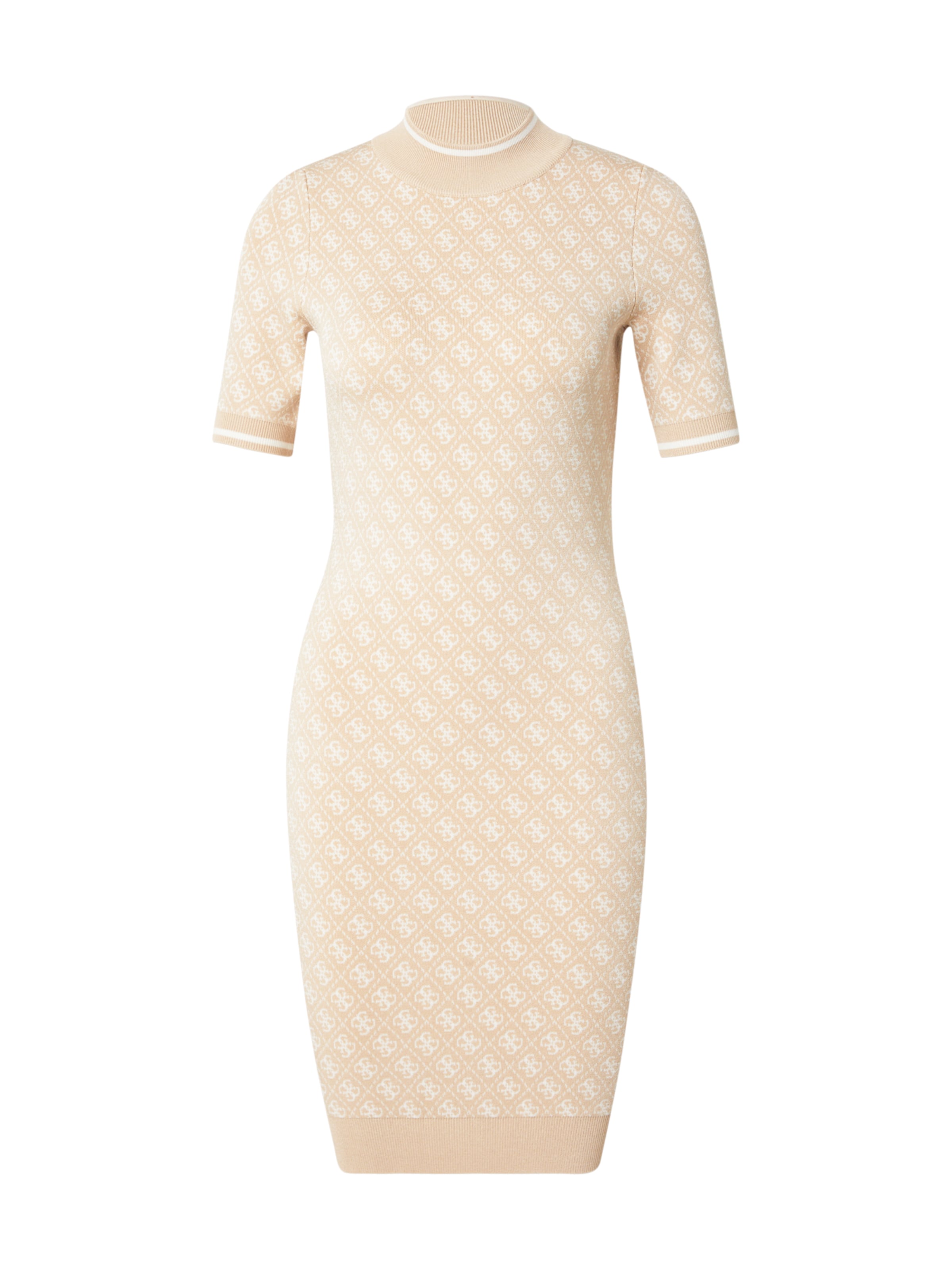 GUESS Плетена рокля 'Lise' в бежово: отпред