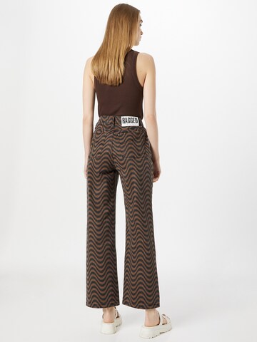 Wide Leg Jean The Ragged Priest en marron