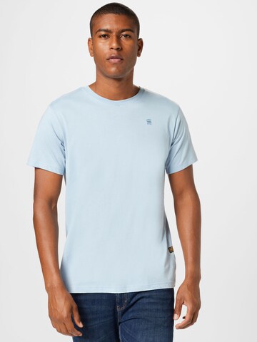 T-Shirt G-Star RAW en bleu : devant