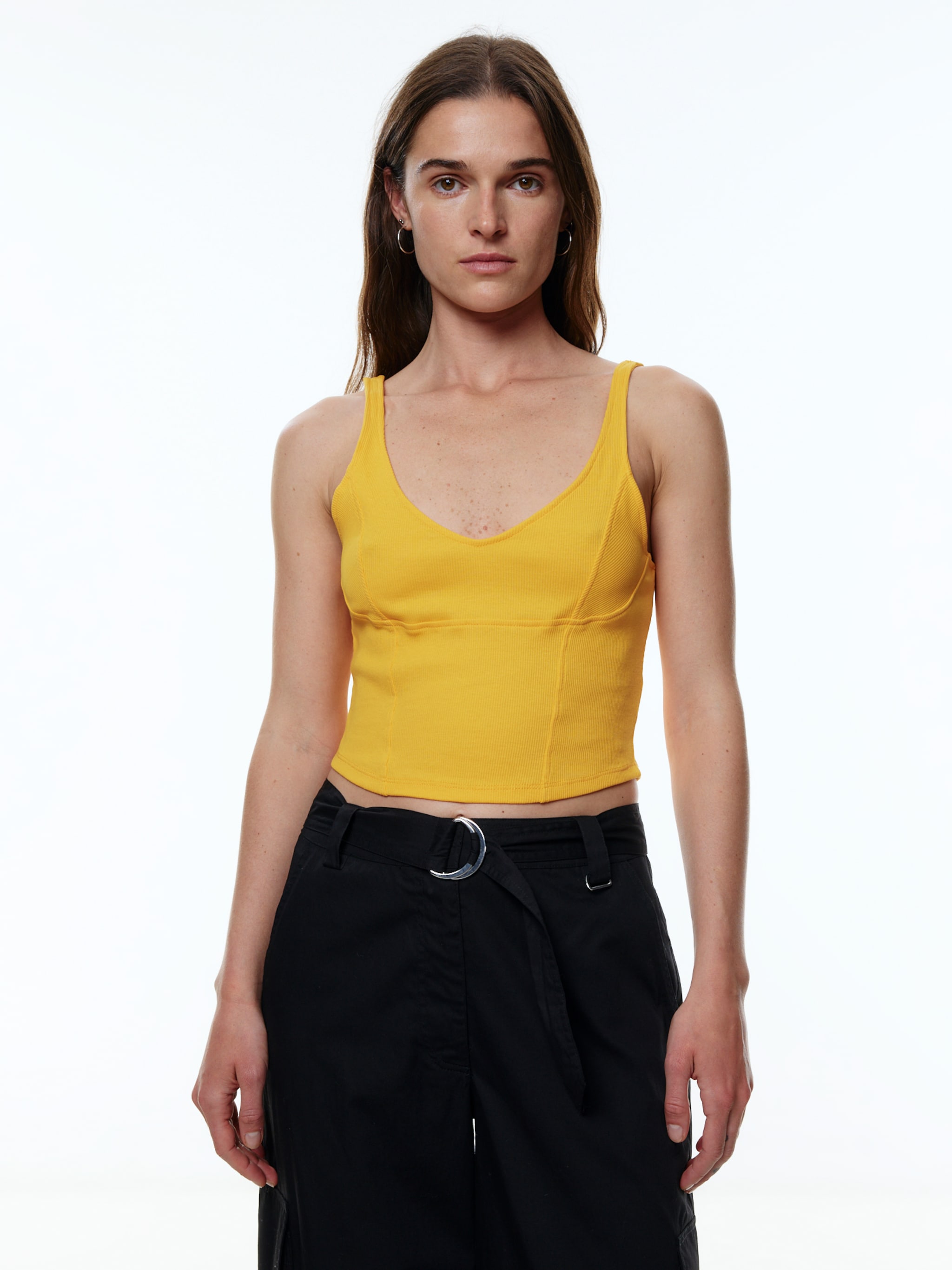 EDITED Top 'Dinah' arancione