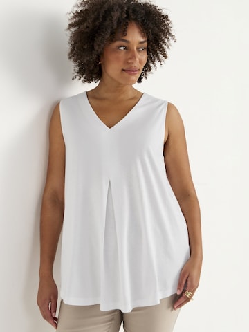 Cellbes of Sweden Top in White: front