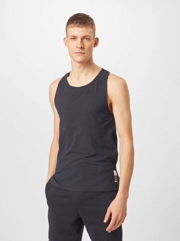 UNDER ARMOUR - Camiseta funcional 'Run Anywhere' en negro: frente