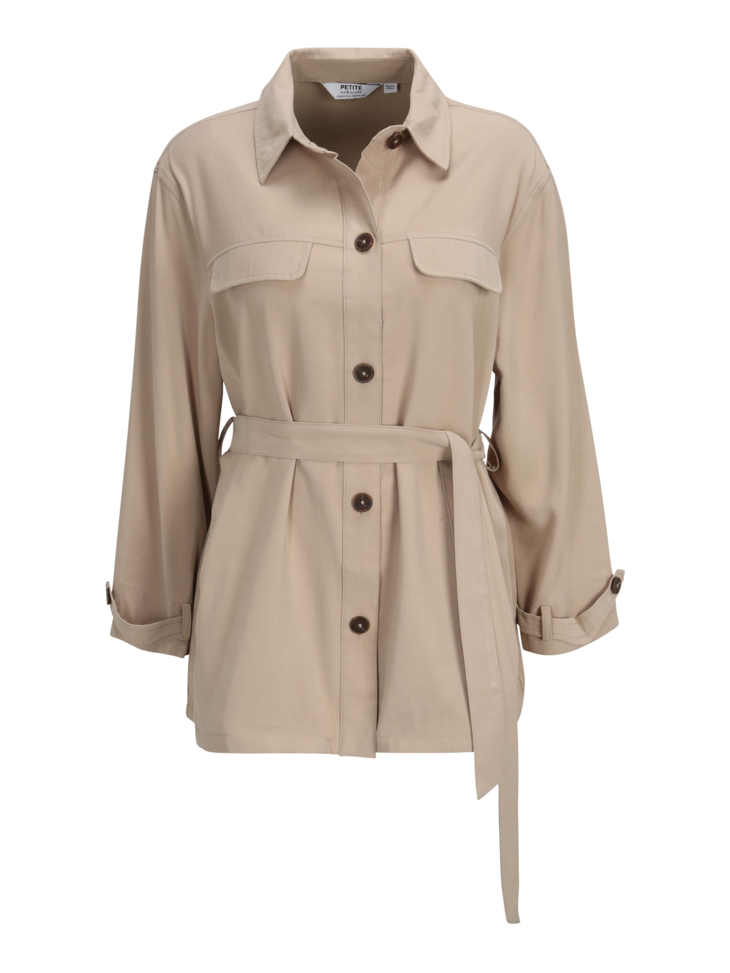 Dorothy Perkins Petite Kevad-sügisjope, värv hall: eest vaates