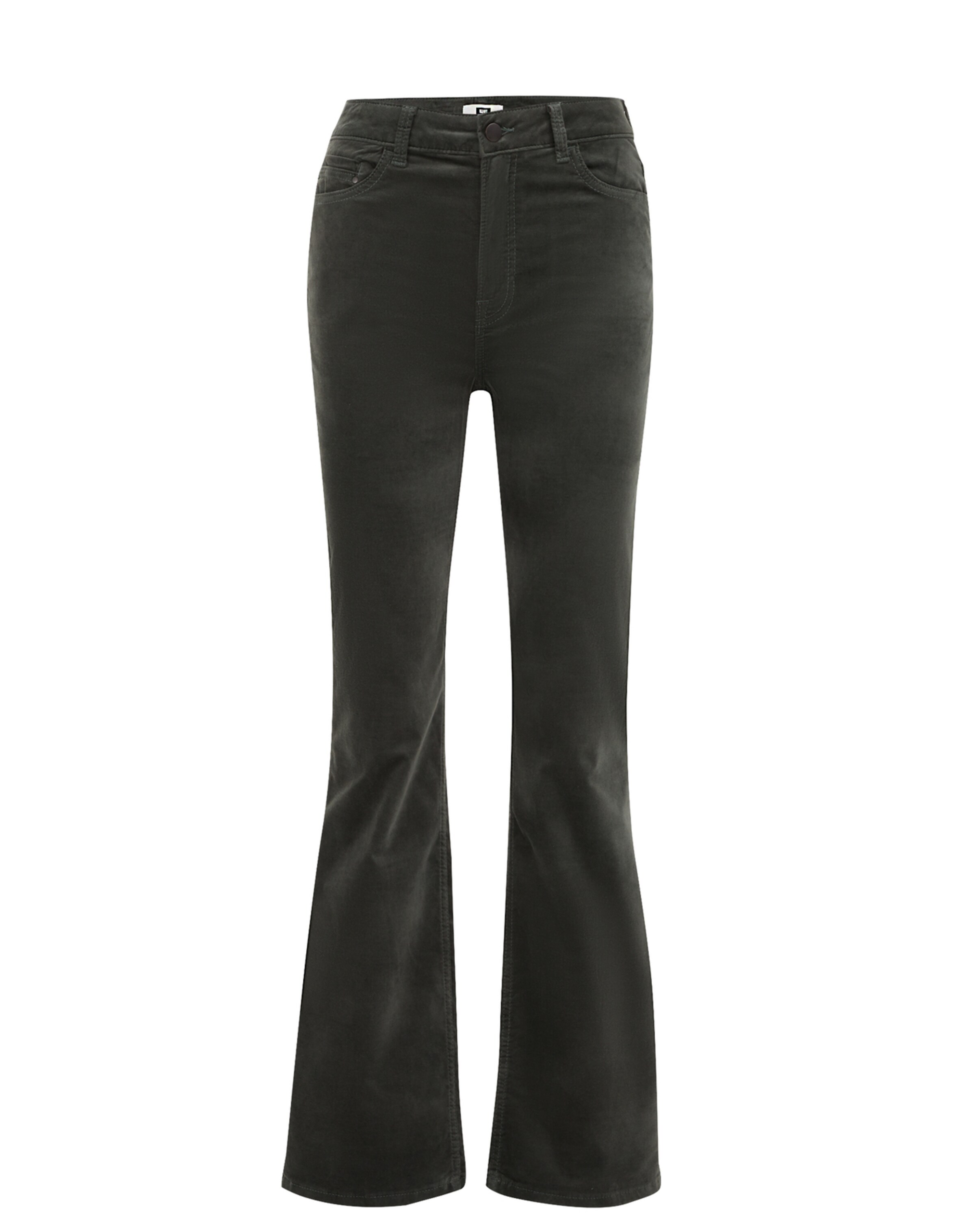 Flared Pantaloni di WE Fashion in verde: frontale