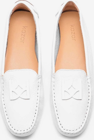 Mocassin Kazar en blanc