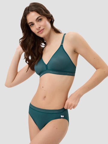 BeeDees Triangle Bra 'Soft-BH Microfun N ohne Bügel' in Green