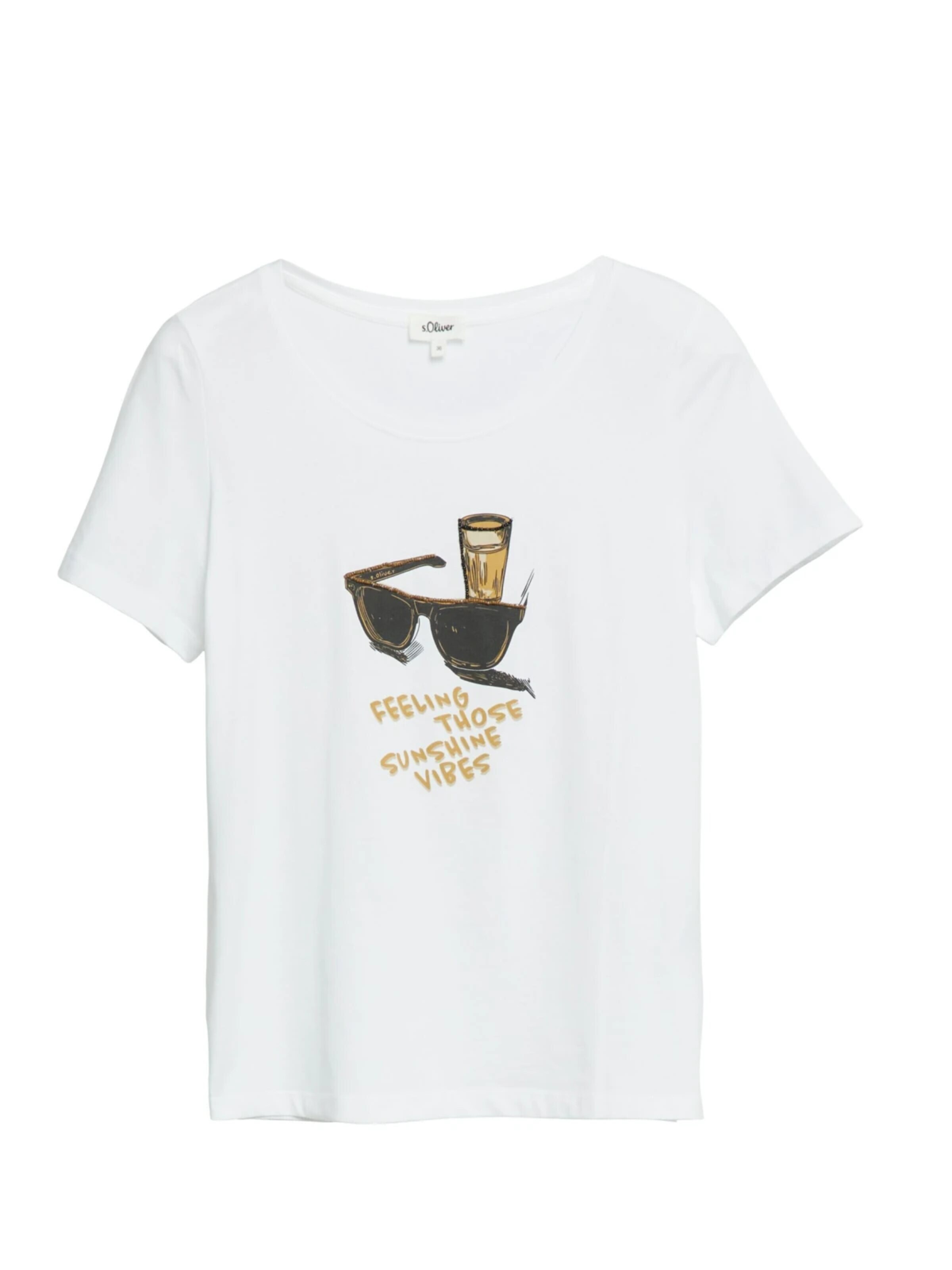 s.Oliver Shirt in White: front