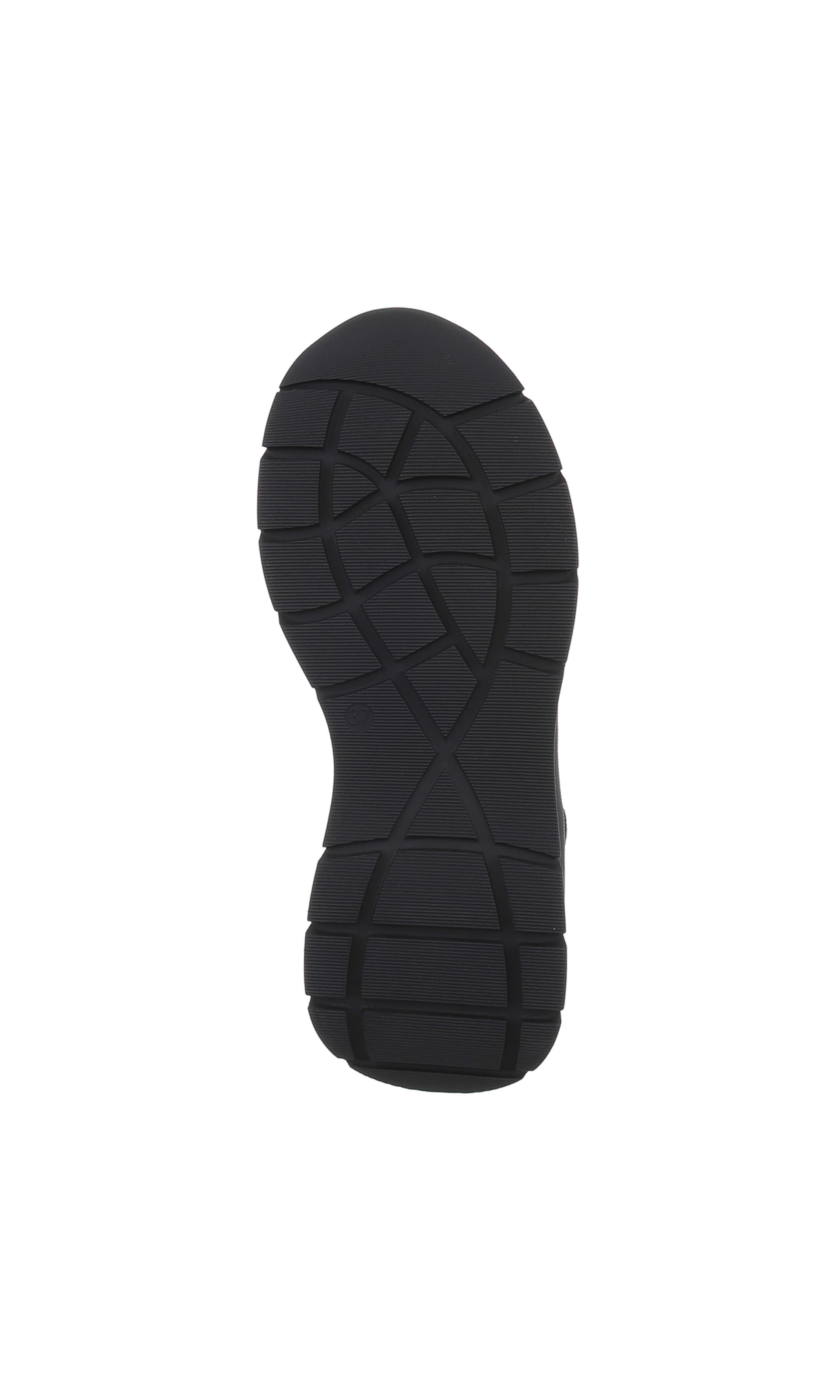 Ital-Design Schnürstiefelette in Schwarz