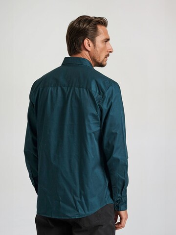 Coupe regular Chemise Funky Buddha en vert