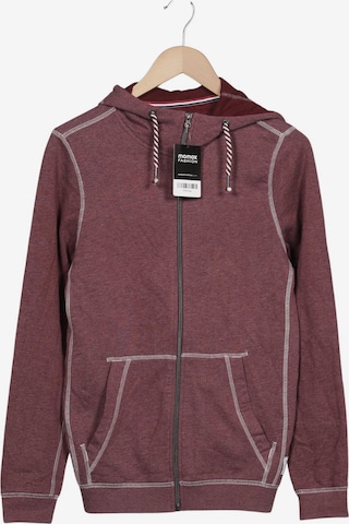 TOM TAILOR DENIM Sweatshirt & Zip-Up Hoodie in S in Red: front