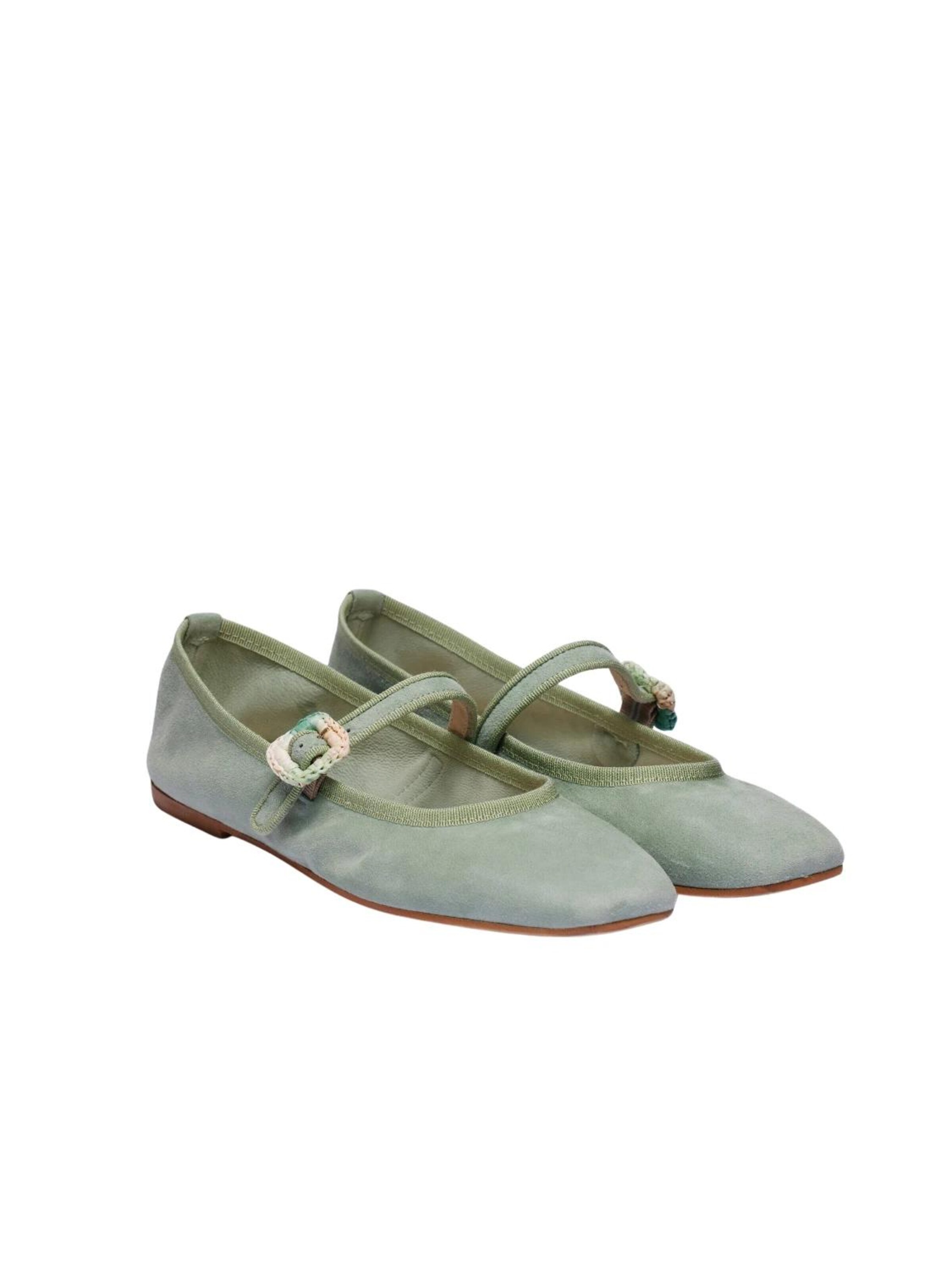 Ballerines à lanières 'Bambolina' Flarelle en vert