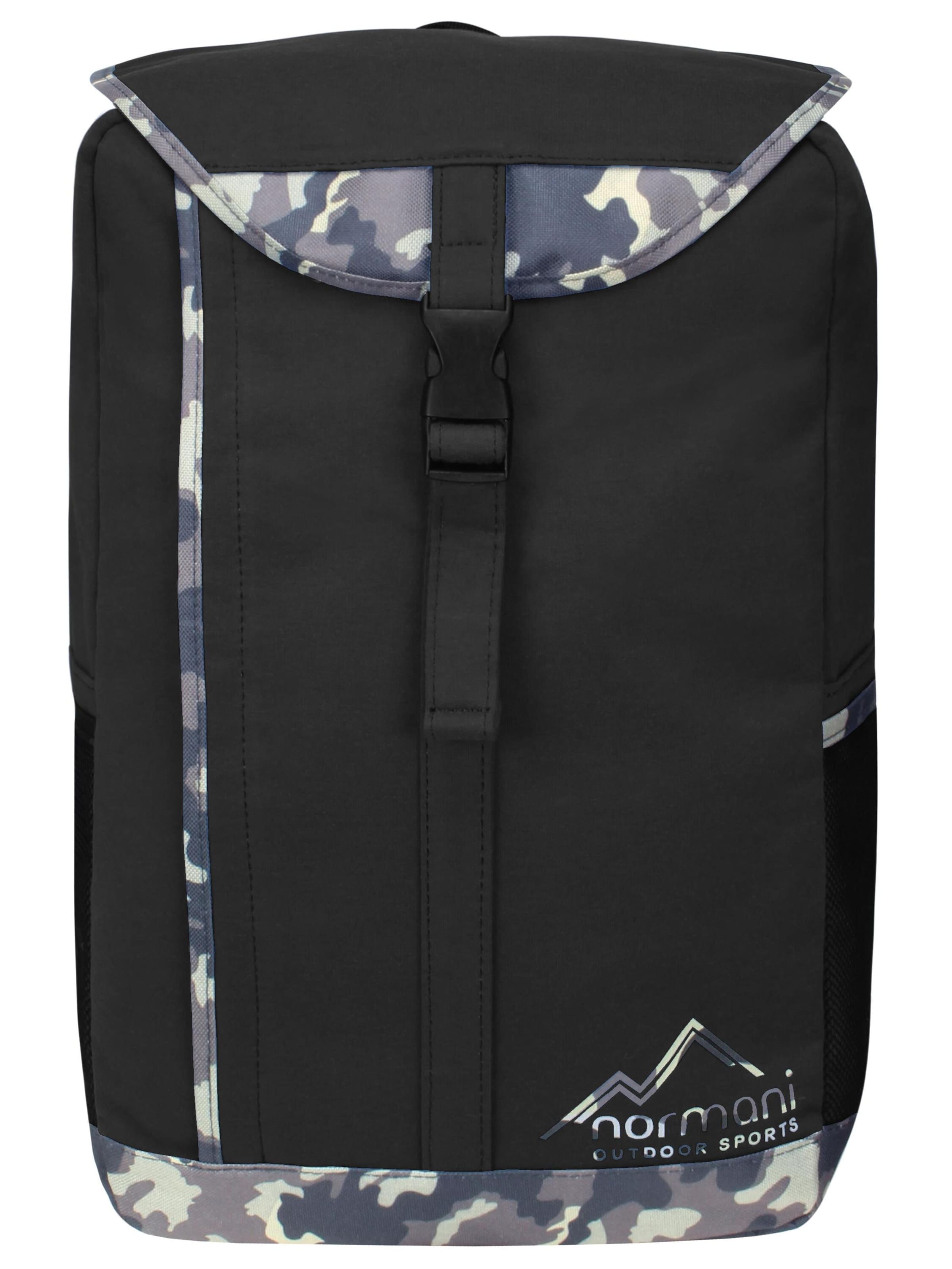 normani Backpack 'Freshman' in Black: front