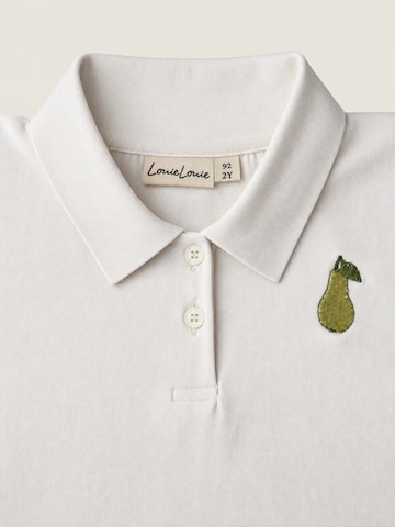 LouieLouie Shirt 'Vincent ∼ Pear on Pocket'‌‌‌‌ in Grau