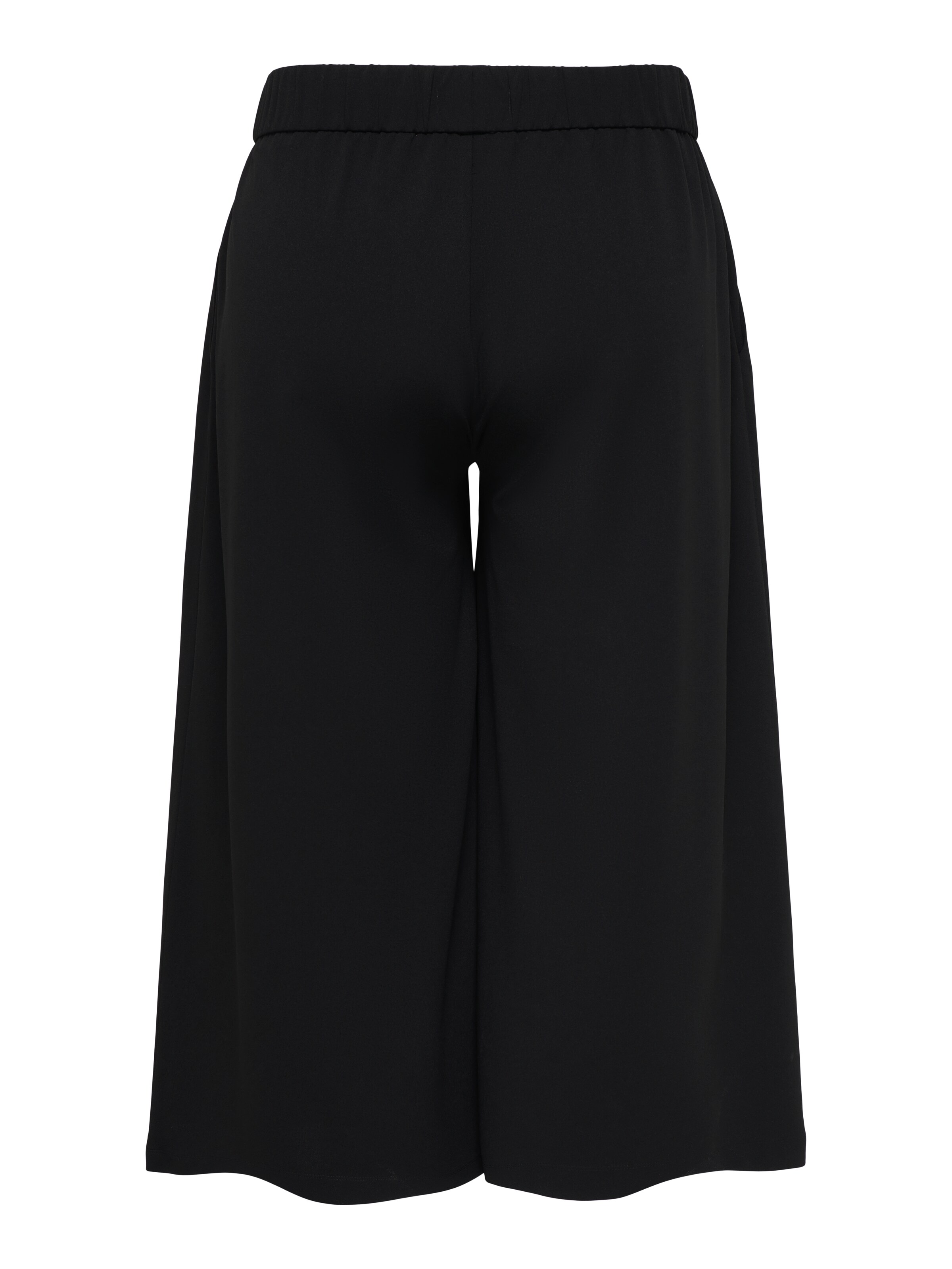 ONLY Carmakoma Wide leg Pleat-Front Pants in Black