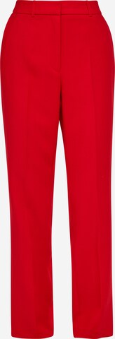 s.Oliver BLACK LABEL Regular Trousers with creases in Red: front