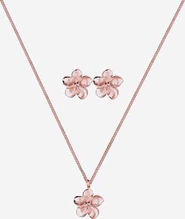 ELLI Sieraden set 'Frangipani' in Roze