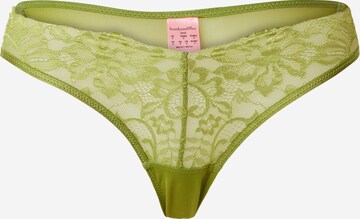 Hunkemöller String bugyik 'Isabella' - zöld: elől