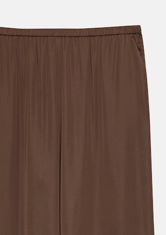 Wide Leg Pantalon COMMA en marron