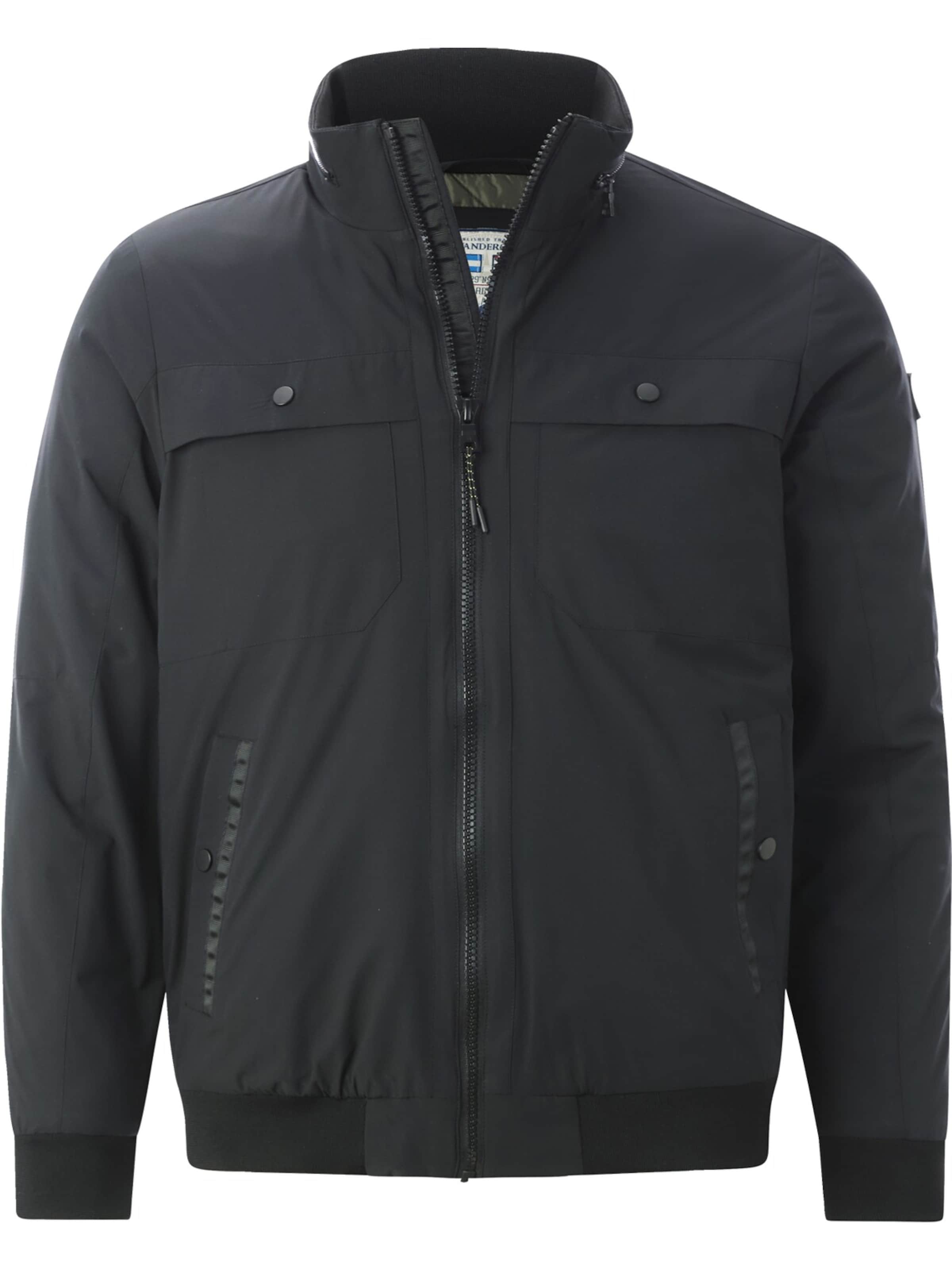 Jan Vanderstorm Jacke 'Eirskov ' in Schwarz: Vorderseite