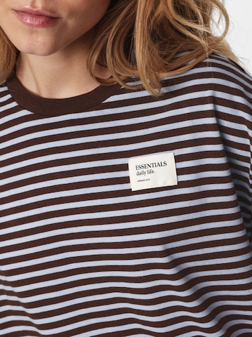 PIECES Shirts 'PCSadie' i brun