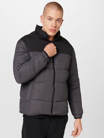 JACK & JONES Winter Jacket 'Chili' in Grey: front