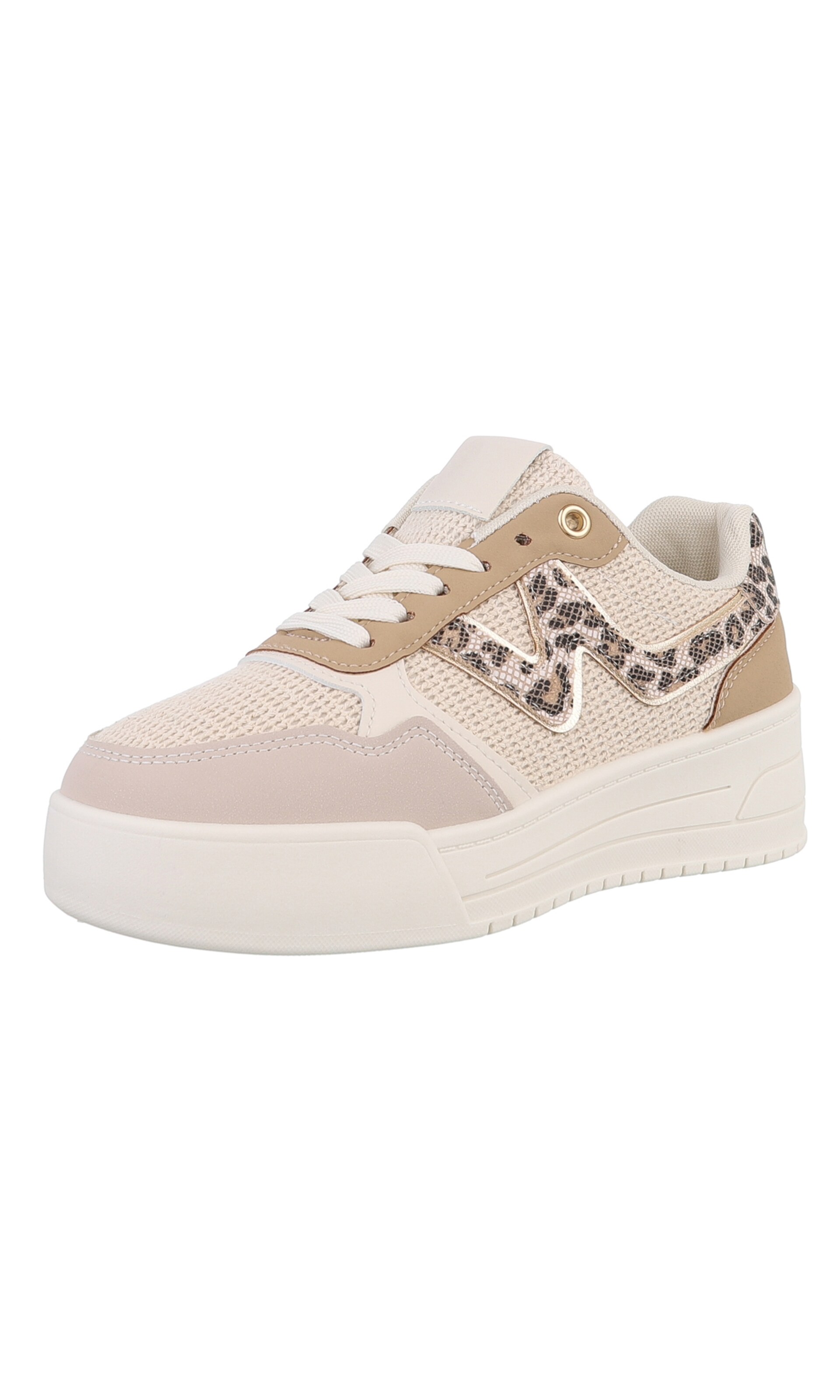 Ital-Design Sneaker in Beige: Vorderseite