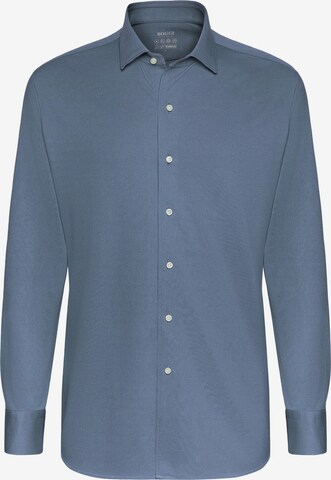 Boggi Milano Regular fit Риза в синьо: отпред
