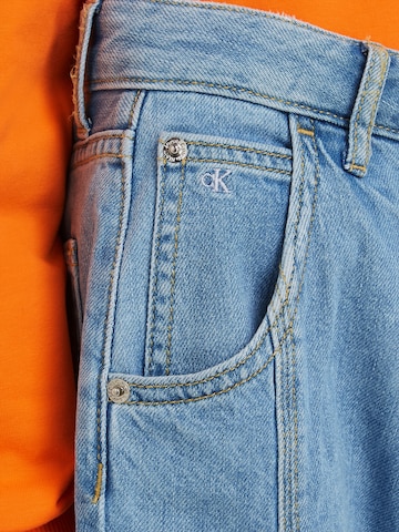 Calvin Klein Jeans Loosefit Džíny 'Barrel Utility' – modrá